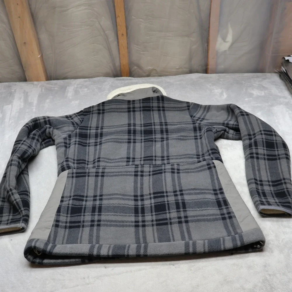 Columbia Jacket Womens XL Blue Plaid Panorama Ridge Fleece‎ Sherpa Lined Outddor